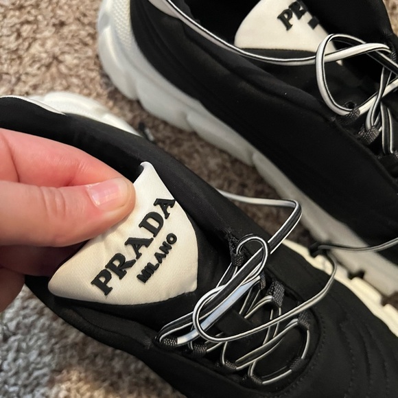 Prada Black Calzature Donna Sneakers - Picture 11 of 15